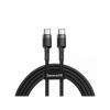 Baseus Cafule kabel USB-C PD / USB-C PD 2.0 / 1m / 3A / 60W černý CATKLF-GG1