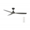 Lucci air | Lucci Air 210651 - Stropný ventilátor MOTO čierna + diaľkové ovládanie | FAN00226
