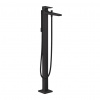 Hansgrohe Metropol, vaňová batéria na podlahu, čierna matná, HAN-32532670