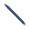 ROTHCO náramok SURVIVAL PARACORD MODRO-ČIERNY 25,5 cm