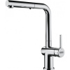 FRANKE Active FN 6560.031 páková drezová batéria s vyťahovacou koncovkou s prepínaním 2jet, sklopná pred okno, výška výtoku 282 mm, chróm, 115.0653.391