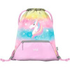 Vrecko na prezuvky BAAGL s priehradkou na zips Rainbow Unicorn