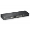 ZyXEL Zyxel GS1920-24v2, 28-port Gigabit WebManaged switch: 24x Gigabit metal + 4x Gigabit combo (metal / SFP), IPv6