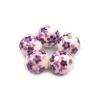 Porcelánové koráliky s kvetmi Ø12 mm - 10 ks 1 fialová tmavá