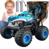 VEĽKÉ AUTO Monster Truck DIAĽKOVO ovládané Dinosaury 4x4 LED