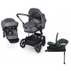 Easywalker Harvey5 Pebble Grey XXL Hlboká vanička Cybex Aton B2 i-Size Základňa k autosedačke 3v1 2023