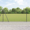 zahrada-XL Plot s stĺpmi Sivá 1.2 x 10 m Ocel potiahnutá PVC 3353625