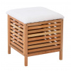 Naturel Taburet Home 45x50x45 cm ořech mat HOMETAB