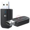 BLUETOOTH 5.0 ADAPTÉR USB AUX 3,5mm TRANSMITER PRIJÍMAČ 3 V 1