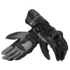 KOŽENÉ RUKAVICE REBELHORN ST LONG BLACK / GREY
