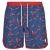 Kúpacie plavky Urban Classics - Pattern Retro Swim Shorts Pepperoni Aop M