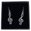 Music Gift Company Náušnice - houslové klíče