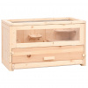 zahrada-XL Klietka pre škrečka 60x30x35 cm jedľové masívne drevo 172377