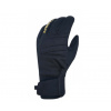 Chiba Zimné cyklistické rukavice Classic BLACK/GOLD M