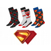 Darčeková sada ponožiek v krabičke, 3 ks, Superman