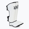 Chrániče holení a chodidiel RAJA BOXING Lightweight Shin Guards Semi Leather white