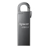 Apacer USB flash disk, USB 3.0, 16GB, AH15A, strieborný, AP16GAH15AA-1, USB A, s karabínkou (AP16GAH15AA-1)