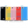 Sony Xperia J - ST26i - Farebné Silikónové Púzdra Farba Čierna #SIX000002