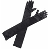 APT BQ62 Saténové rukavice Black