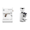 Ascaso Steel DUO PID, White&Wood + Rocket Espresso FAUSTO 2.1, chrome