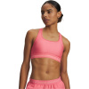 Under Armour Women's Crossback Medium Impact Sports Bra Pink/Posh Pink 16 (XL)