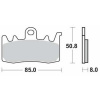 Brzdové destičky Brembo přední BMW F 900 R, XR rok 20-23