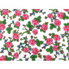 Bavlněná látka / plátno folklor růže Varianta: 3 (22303-1) bílá, Balení: 1 m