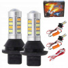 2 v 1 LED Svetlá pre Denné Svietenie + Smerovky PY21W/BAU15S DRL