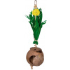 Nobby aktívny hračka kokosový dům s kukuřičnými listy 43x11,5cm