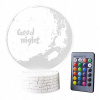 1 sada MY-624 3D Printing Moon Lamp Light k (1 sada MY-624 3D Printing Moon Lamp Light k)