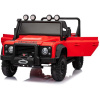 Beneo Elektrické autíčko Land Rover Defender 110 SVX 12V červena