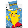 Carbotex bavlna obliečky Pokémon Pikachu a Pokéball 100% bavlna Renforcé 70x90 140x200