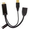 Techly ICOC HDMI-DP12A prevodník video signálu 4096 x 2160 px (ICOC HDMI-DP12A)