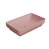 GSI PURA COLOR PURA keramické umývadlo na dosku, 60x38cm, blush mat 883724