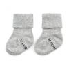 KipKep Detské ponožky Stay-on-Socks 1 pár Newborn Grey