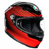 Prilba AGV K6 Rush Black Red Veľkosť: L (60-61 cm)