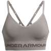 Under Armour Low Impact Longline Sports Bra PEWTER 10 (S)