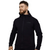 Pánska mikina GymBeam Agile Zip Up Hoodie Onyx XXL