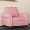 vidaXL Kreslo ružové 60 cm zamat - Ružová - 227423-237513
