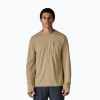 Pánske tričko longsleeve Patagonia Capilene Cool Sun seabird grey/light seabird grey x-dye