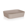 BRILANZ Miska na mýdlo 12 x 9 x 2,8 cm, béžovo-šedá Nové