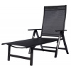 SUN GARDEN LONDON ležadlo hliníkové - čierne+antracit - kartón - Sto päť centimetrov - Tridsaťštyri centimetrov - sto desať kilogramov - 190 cm - 130 × 73 × 18 cm - antracitová + čierna - 68 cm - 12 k