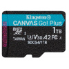 Kingston Canvas Go! Plus 1 TB microSDXC UHS-I U3, Class 10, V30, A2 (SDCG4/1TB)