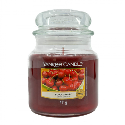 Yankee Candle Black Cherry Medium Jar 411 g