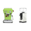 Ascaso Dream PID, Fresh Pistachio + Eureka Mignon Specialita, BL white