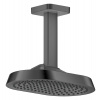 Axor ShowerSphere - Hlavová sprcha 250/160 1jet EcoSmart s pripojením zo stropu, kartáčovaný čierny chróm 39764340