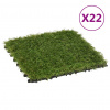 zahrada-XL Umelý trávnik 22 dlaždíc 30x30 cm zelený 149031