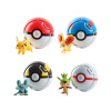 Figúrka Pokeball Pokemon 4 ks