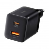 Adaptér Baseus CCSUPP-E01 Super Si Dual 30W čierny