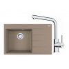 FRANKE SETG251KA fragranit drez 780x500mm CNG 611-78 TL/2 kašmír+batéria FS 3230.031 Chróm FRA 114.0700.687